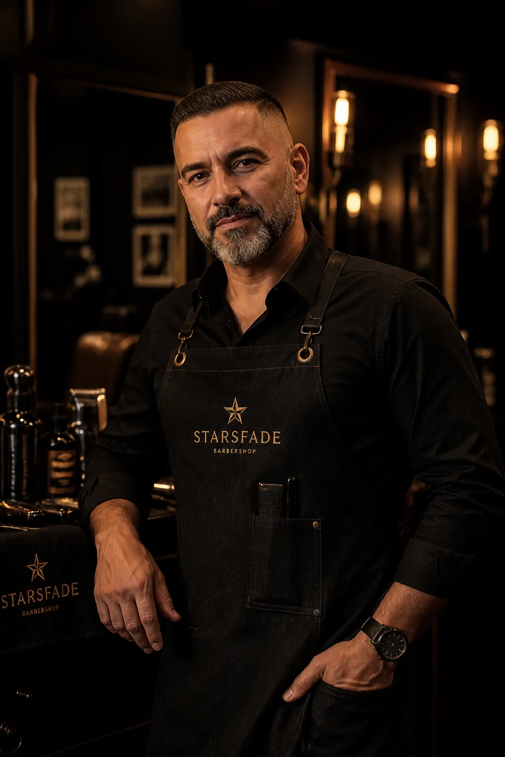 Marcus Hale, barber at Starsfade Newcastle
