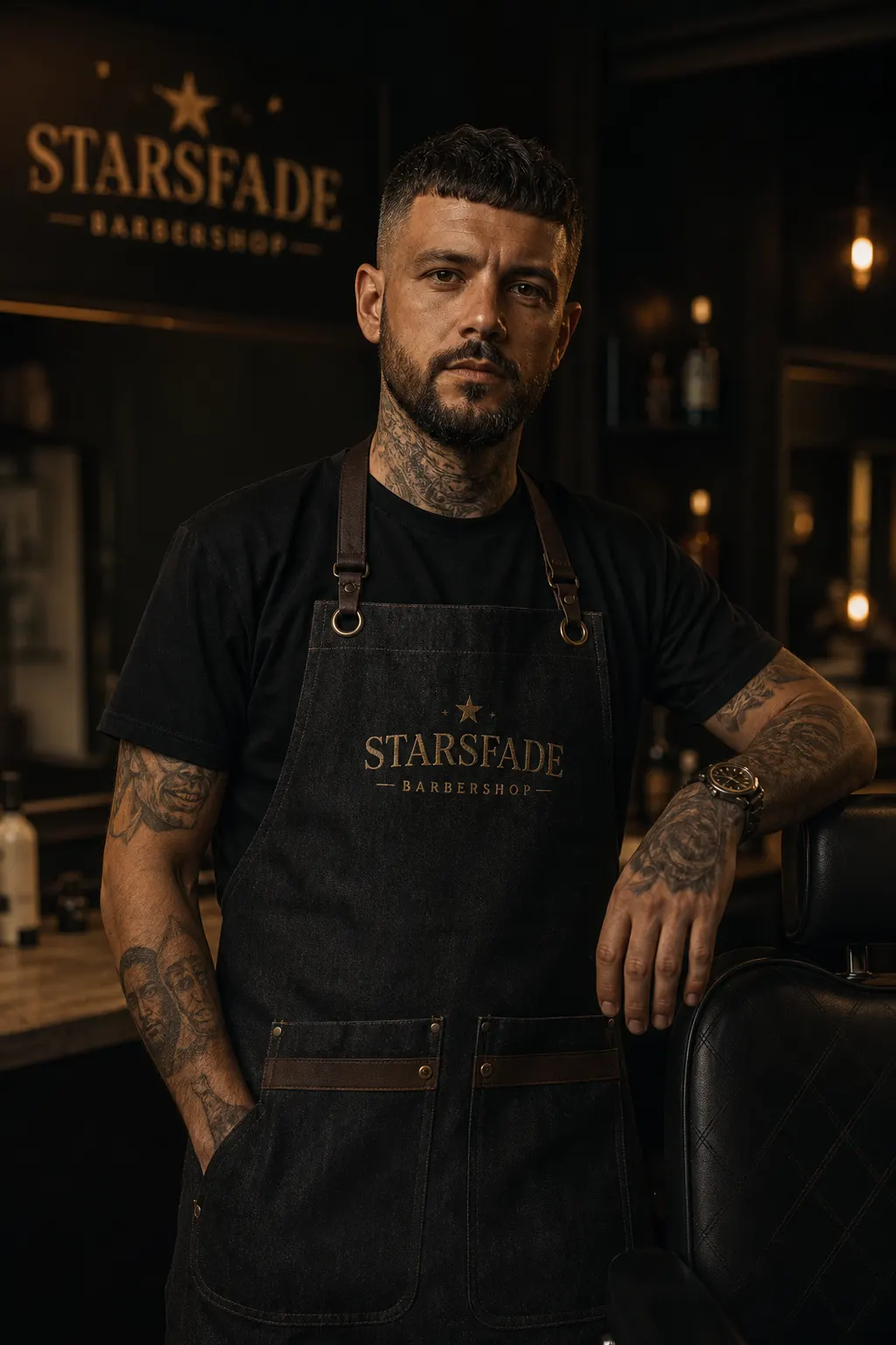 Daniel Okoye, barber at Starsfade Newcastle
